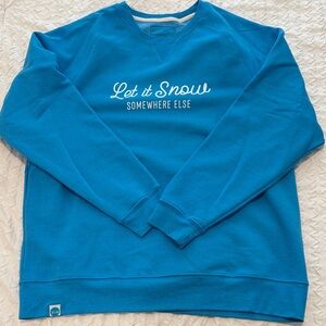 Crewneck Sweatshirt 'Let it Snow' 30a